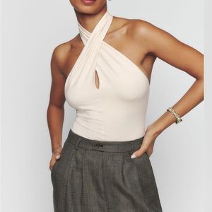 NWT Reformation Zemira Knit Top in size Small